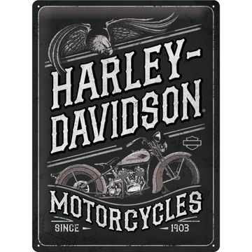 Plakat Metalowa 30x40 Harley Davidson, Blacha3D!!!