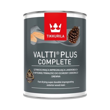 Tikkurila VALTTI PLUS COMPLETE 0,75л ЧЕРНОЕ ЭБОНИ