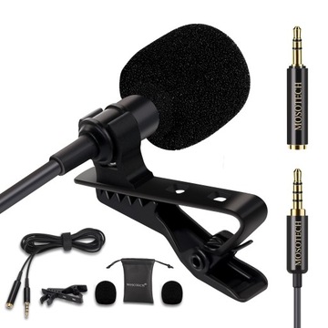 MOSOTECH MIKROFON 3.5MM CLIP ON LAPEL MIC