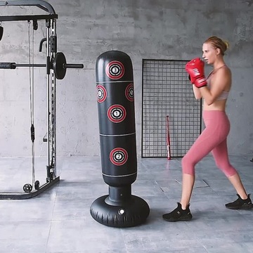 БОКСЕРСКИЙ МЕШОК ДЛЯ ДЕТЕЙ И ВЗРОСЛЫХ, НАДУВНОЙ БОКСЕРСКИЙ МЕШОК, 155 СМ