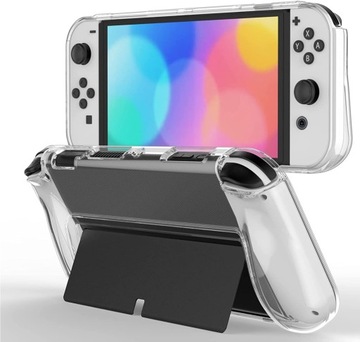 ETUI PLECKI DO NINTENDO SWITCH OLED clear