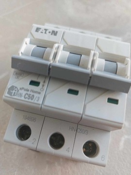 Wyłącznik nadprądowy AC xPole Home HN-C50/3 194896 EATON