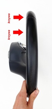 VW GOLF VII MK7 PASSAT B8 VOLANT KOŽENÁ SPORT SPORTOVNÍ UŘÍZNUTÁ