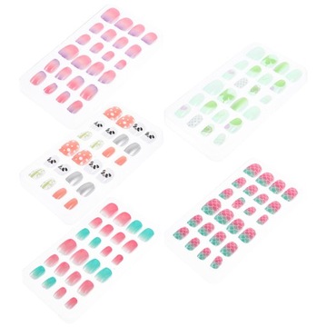 КЛЕЙ ДЛЯ ДЕТСКОГО УКРАШЕНИЯ НОГТЕЙ ДЛЯ НАКЛОННЫХ НОГТЕЙ ДЕТСКИЙ SUITE ШТ. 5 КОРОБОК/120 ШТ.