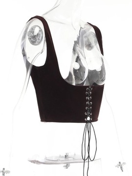 Combhasaki женский панк сексуальный винтажный бандажный корсет