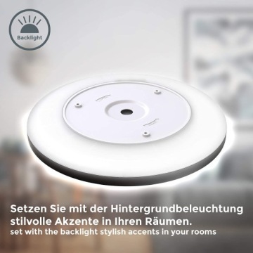 ПОТОЛОЧНЫЙ СВЕТИЛЬНИК - FLAT LED PLAIN 18W - НЕЙТРАЛЬНЫЙ цвет - КУХНЯ - ГОСТИНАЯ