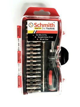 SQBT-09 НАБОР БИТ ELEM SCHMITH, 21 шт.