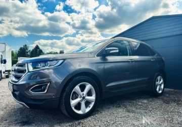 Ford Edge II SUV 2.0 TDCi Twin-Turbo 210KM 2016 Ford Edge Bezwypadkowy, FV23, 4x4, Titanium, KredytowanieLeasing, gwarancja, zdjęcie 4