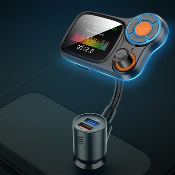 FM-передатчик Bluetooth 5.0, комплект громкой связи