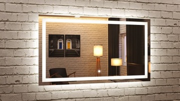 Зеркало 70x50 со светодиодной подсветкой и MALAGA SWITCH