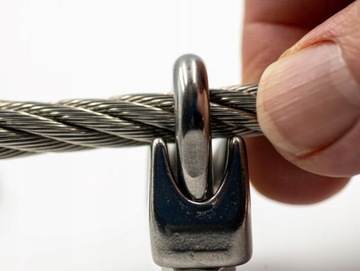 ЗАЖИМ 10 мм КИСЛОСТОЙКИЙ ВЕРЕВОЧНЫЙ, нержавеющая сталь A4 8248