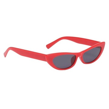 Damskie okulary Cat Eye Vintage Fashion Lustrzane okulary przeciwsłoneczne UV400 Red