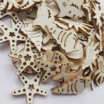 100 шт. морской кусок дерева DIY забавные инструкции аксессуары украшения для дома C