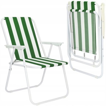 KRZESŁO LEŻAK FOTEL NA PLAŻĘ SKŁADANE TURYSTYCZNE