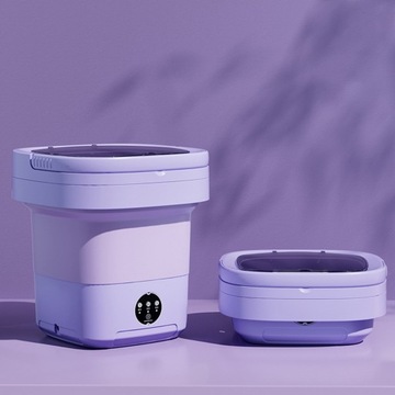 МИНИ ПОРТАТИВНАЯ СТИРАЛЬНАЯ МАШИНА ДЛЯ ПУТЕШЕСТВИЙ, АВТОМАТИЧЕСКИЙ ТУРИСТ, 11Л, ПУРПУРНЫЙ