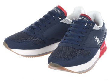 BUTY MĘSKIE U.S. POLO ASSN. - NOBIL003G-BLU005 sneakersy