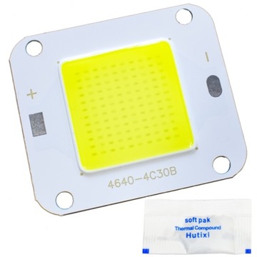 12V DIODA LED MODUŁ COB 100W BIAŁY 2 barwy + PASTA