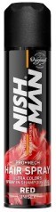 NISHMAN Koloryzujący spray do włosów RED 150ml