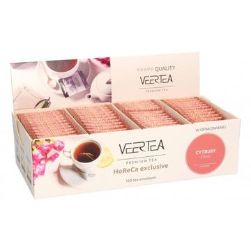 Herbata owocowa ekspresowa Veertea 100 saszetek