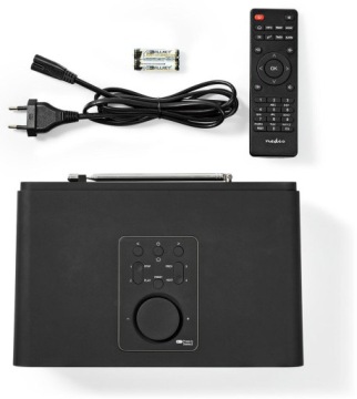 NEDIS RDIN4000BK BT WIFI Интернет-радио Черный