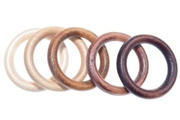 Karnisz Drewniany Podwójny w Kolorze Dąb Karnisze Drewniane 140 cm