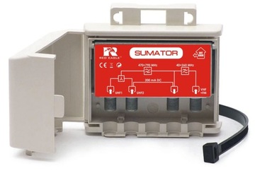 Sumator antenowy VHF/UHF do anten naziemnych DVB-T2