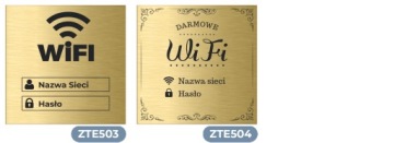 Знак пароля Wi-Fi 10х10 Ресторан Отель Взоры