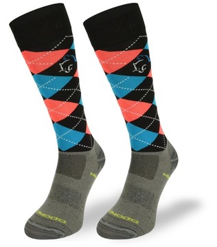 Klasyczne skarpety jeździeckie z mikrofibry 35-38