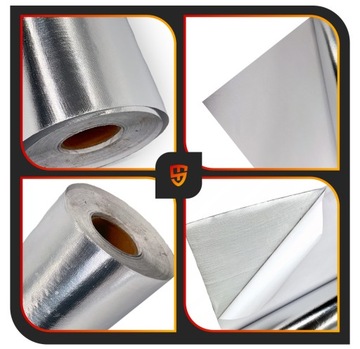 OSŁONA TERMICZNA SAMOPRZYLEPNA SREBRNA 50x50cm