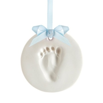 ОТПЕЧАТОК ДЕТСКОЙ РУКИ НОГ ГЛИНА ПОДАРОК ​​НА РОЖДЕНИЕ BABYSHOWER