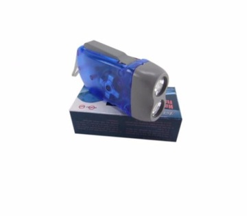 LATARKA KINETYCZNA LAMPKA DYNAMO LED 3 DIODY