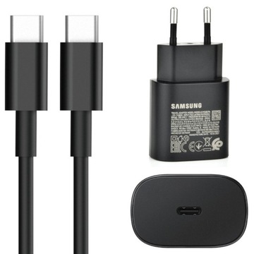 SAMSUNG Super Fast USB C PD зарядное устройство 25 Вт + кабель