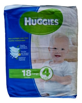 PIELUCHY JEDNORAZOWE HUGGIES 18SZT. 9-15KG