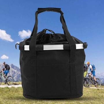 КОРЗИНА ДЛЯ ВЕЛОСИПЕДА ПЕРЕДНЯЯ КРЫШКА КОРЗИНЫ CLICK ЧЕРНАЯ