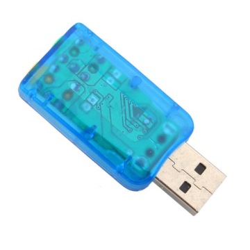 Звуковая карта для ПК с интерфейсом USB 2.0 3D 5.1-канальный внешний аудиоадаптер Mic speaker