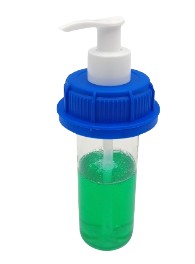 Контейнер с пузырьком канистры 20 л с краном + мыльный диспенсер