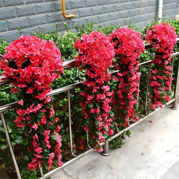 Искусственная пеларгония Сурфиния стелющаяся Свисающая 1 шт.