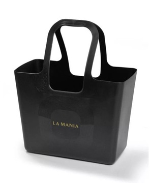 LA MANIA WIELOFUNKCYJNA DUŻA CZARNA TORBA TASCHE BLACK 21x44x54 NA ZAKUPY