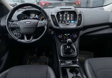 Ford Kuga II SUV Facelifting 2.0 TDCi 150KM 2018 Ford Kuga lift II TITANIUM MANUAL gwarancja Kamera bezwypadkowa, zdjęcie 32