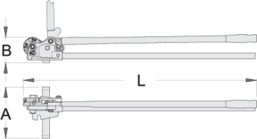 БОЛЬШИЕ НОЖНИЦЫ ДЛЯ РЕЗЬБЫ С РЕЗЬБОЙ КОРПУС M6 M8 M10 945 PROFESSIONAL STRONG