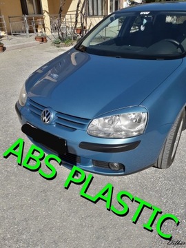 VW GOLF 5 брови // ЧЕРНЫЙ ///ПЛАСТИК ///АБС ///