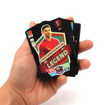 КОЛЛЕКЦИОННЫЕ ФУТБОЛЬНЫЕ КАРТОЧКИ FIFA ЧЕРНЫЕ 55 ШТ. - КОЛЛЕКЦИОННЫЙ НАБОР