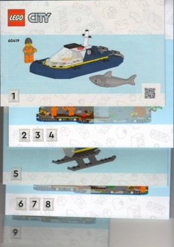 LEGO INSTRUKCJA z zestawu CITY 60419 (430g)