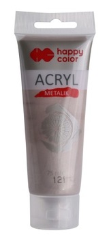Farba akrylowa 75ml RÓŻOWE ZŁOTO METALLIC Happy C.