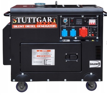 AGREGAT GENERATOR PRĄDOTWÓRCZY WYCISZONY 7,8 kW 3F