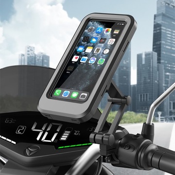 Водонепроницаемый ДЕРЖАТЕЛЬ ДЛЯ МОТОЦИКЛА ДЛЯ ТЕЛЕФОНА СКУТЕРА, РЕГУЛИРУЕМЫЙ