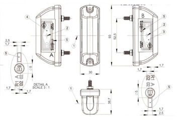 SVĚTLO KONTURA LED LD 703 MASTER DUCATO