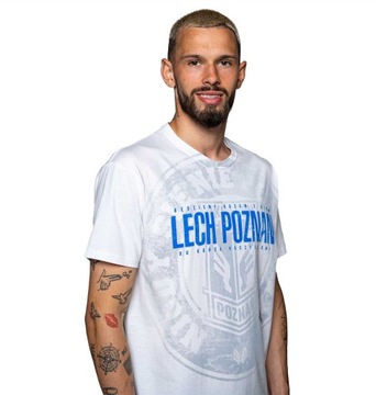 ФУТБОЛКА LECH POZNAŃ МЫ БУДЕМ ВМЕСТЕ, БЕЛАЯ 3XL