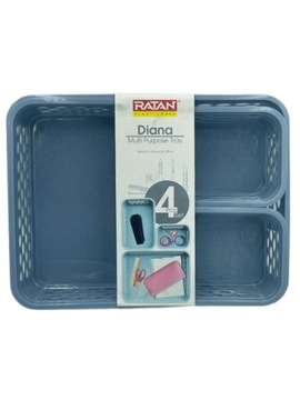 НАБОР ИЗ 4 ПЛАСТИКОВЫХ КОРЗИН