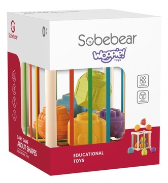 Сенсорная игрушка-сортер Кубики Животные 7 шт.